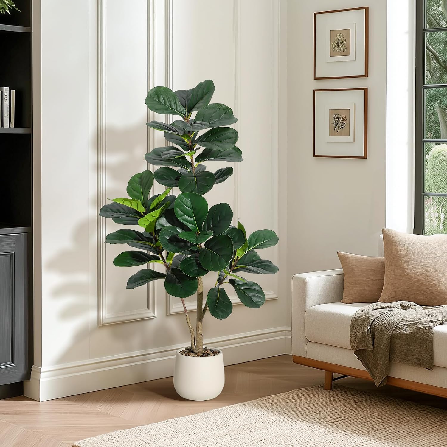 Fiddle Leaf Fig - Arbre artificiel de figuier à feuilles