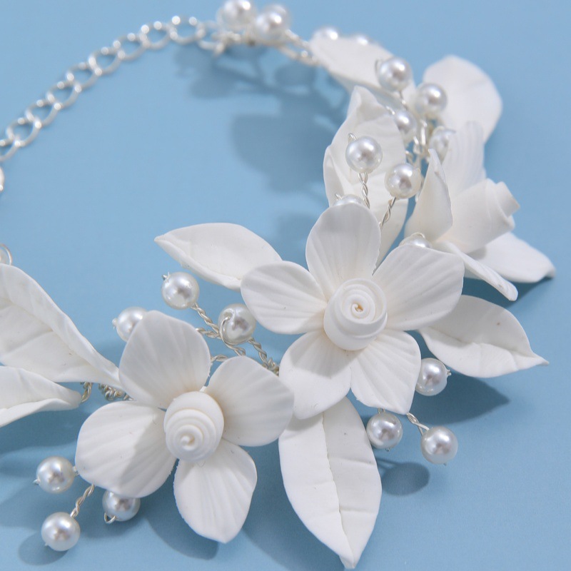 Ins – Bracelet de mariée en fo - Snake Plant Ceramic avis et prix