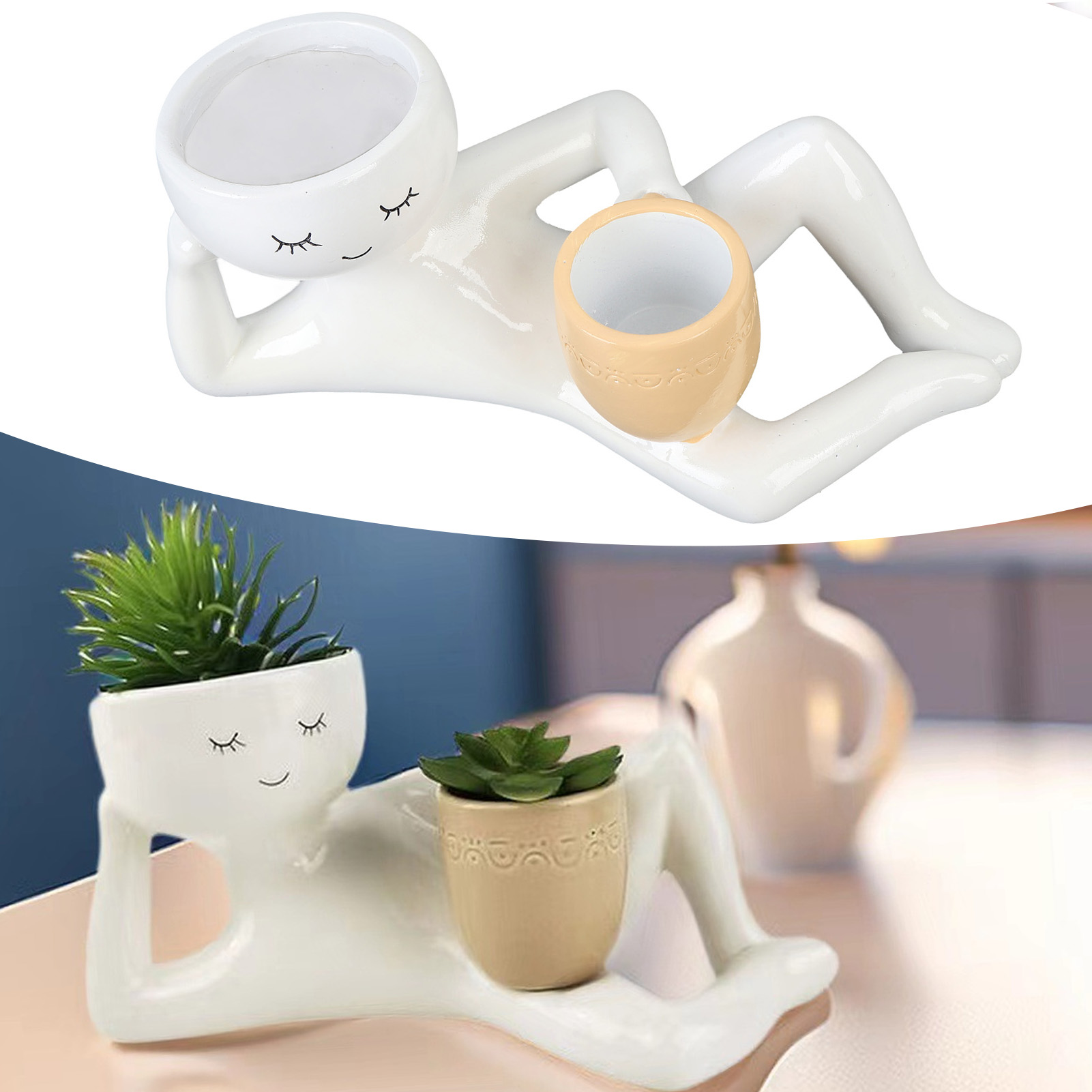 Pot succulent créatif et respi - Terracotta Pot avis et prix