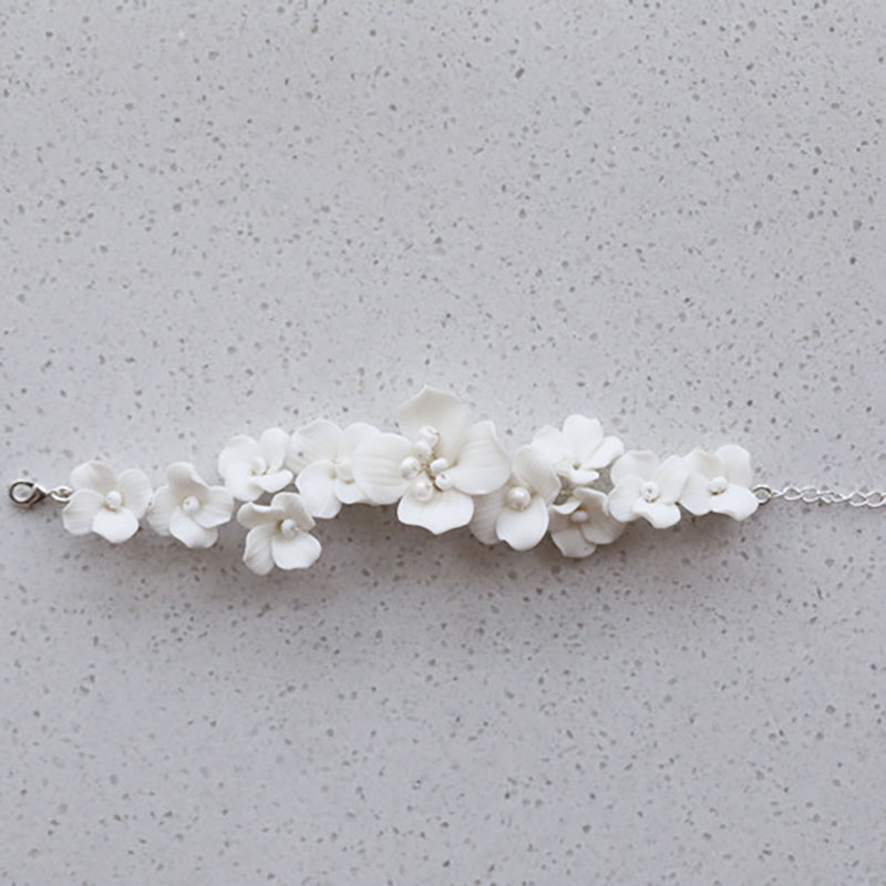 Bracelet en porcelaine blanche - Snake Plant Ceramic avis et prix