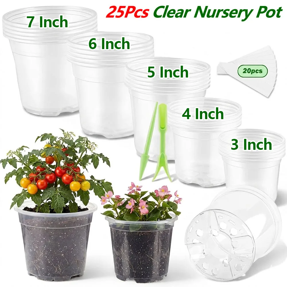 25 pots de pépinière transpare - Repotting Mat avis et prix