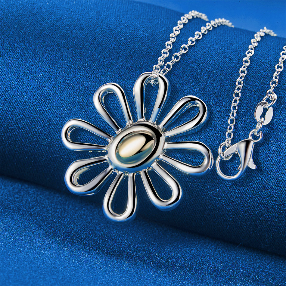 Collier avec pendentif fleur e - Snake Plant avis et prix